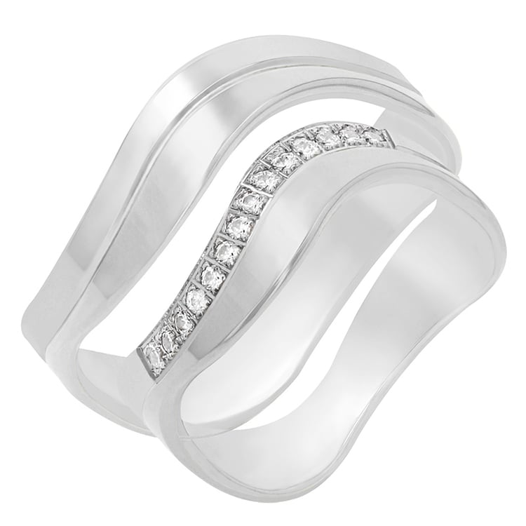 Snubní prsteny z bílého zlata 77876